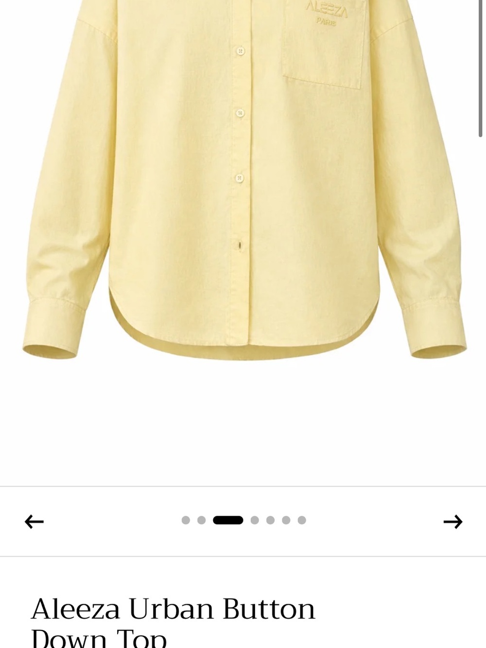 Aleeza Paris L Urban Women’s beautiful Button-Up Shirt NWT - Picture 2 of 8